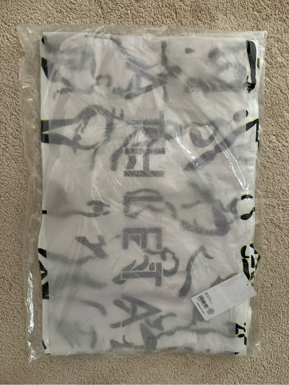 Athleta Canvas Graphic Tote Bag - Black & White - Picture 3 of 6